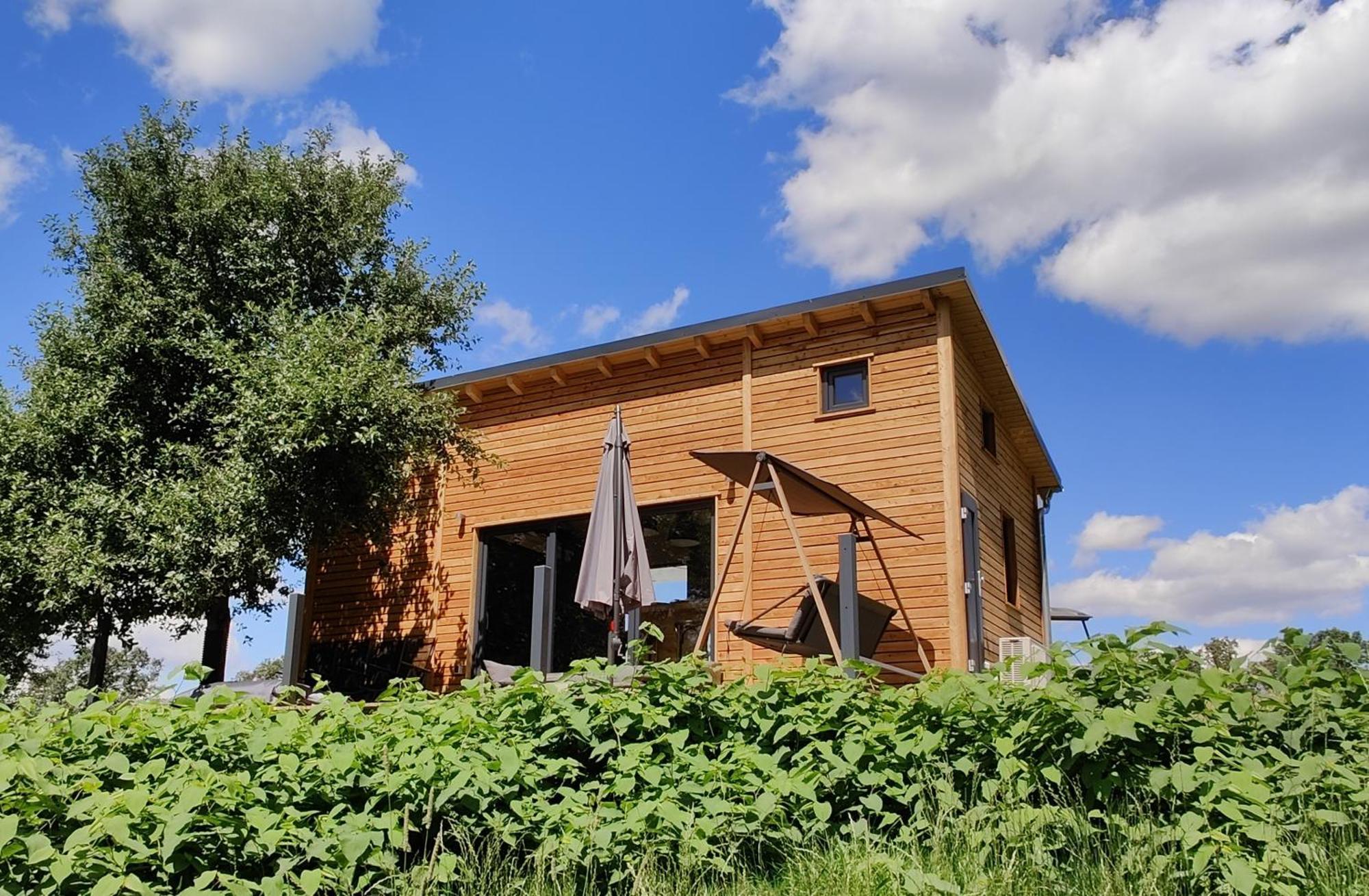 Tinyhousebeidresden 3 Fuer 2 - 7 Personen, Naehe Saechsische Schweiz, Dresden, Mit Badeteich Villa Grossharthau Bagian luar foto